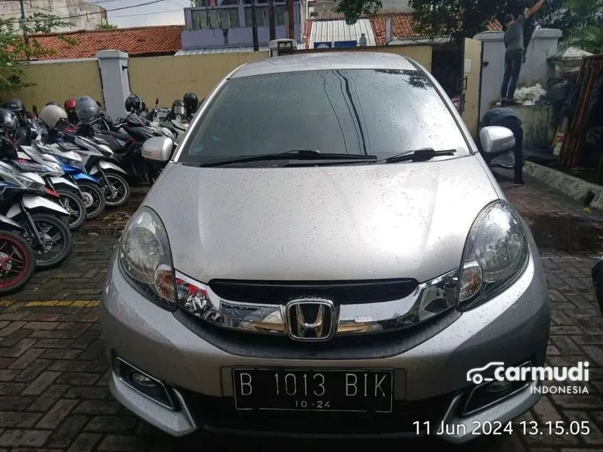 Jual Mobil Honda Mobilio 2014 E Prestige 1.5 di Jawa Barat Automatic MPV Silver Rp 129.000.000