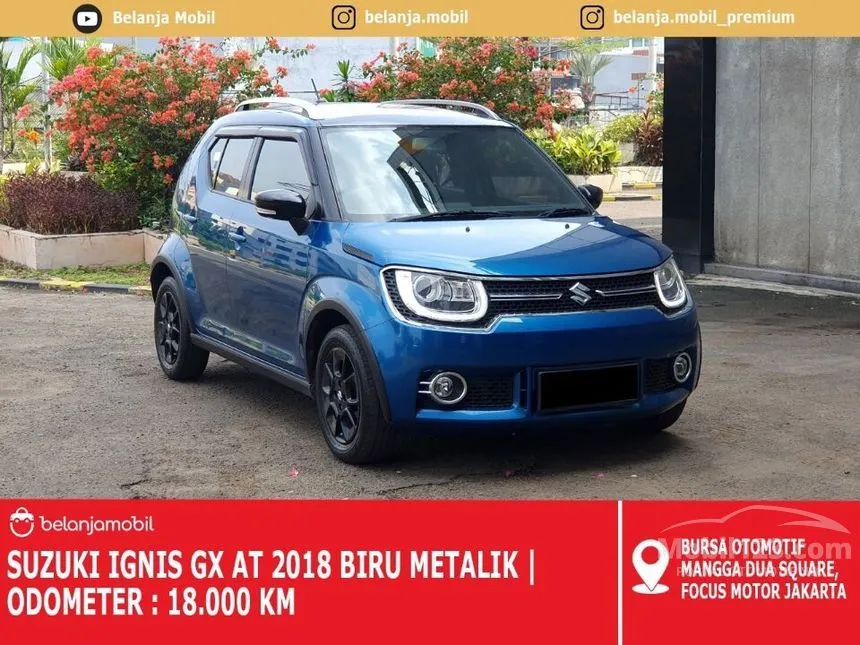 Jual Mobil Suzuki Ignis 2018 GX 1.2 di DKI Jakarta Automatic Hatchback Biru Rp 131.000.000