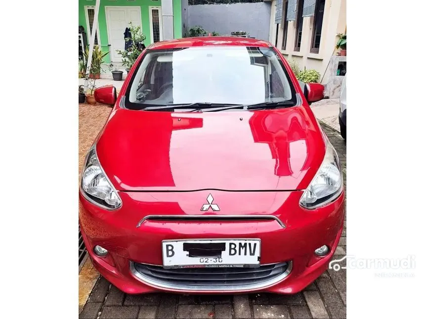 Jual Mobil Mitsubishi Mirage 2016 GLX 1.2 di DKI Jakarta Manual Hatchback Merah Rp 97.000.000