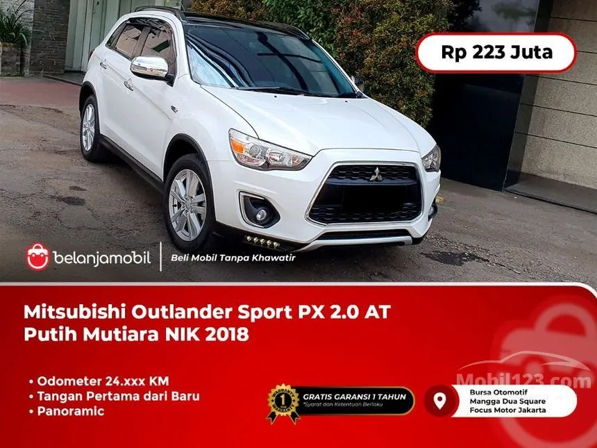 Jual Mobil Mitsubishi Outlander Sport 2018 PX 2.0 di Jawa Barat Automatic SUV Putih Rp 223.000.000