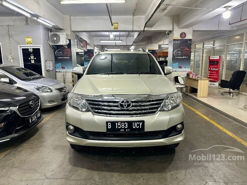 Jual Mobil Toyota Fortuner 2012 G Luxury 2.7 di DKI Jakarta Automatic SUV Emas Rp 159.000.000