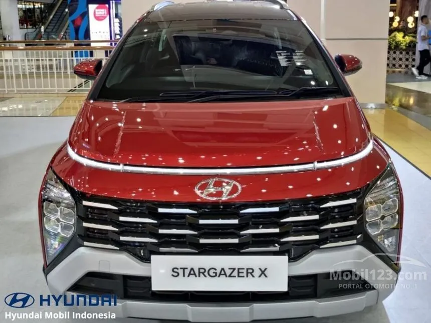 Jual Mobil Hyundai Stargazer X 2024 Prime 1.5 di Banten Automatic Wagon Merah Rp 257.000.000