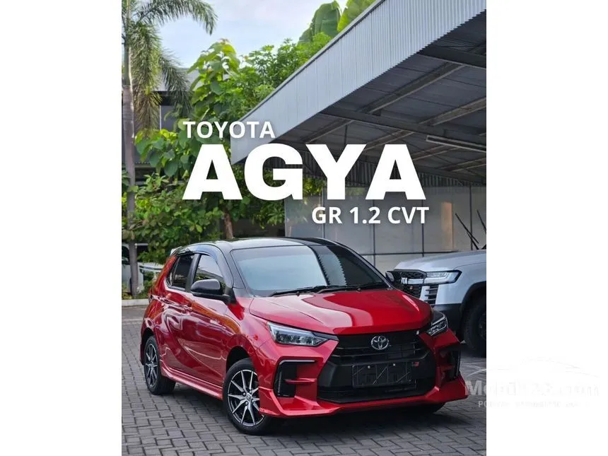 Jual Mobil Toyota Agya 2024 GR Sport 1.2 di Banten Automatic Hatchback Merah Rp 261.800.000