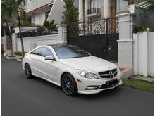 2011 Mercedes-Benz E 250 COUPE 7 G-Tronic AMG White On Red KM 27 RB Panoramic Camera Stnk Baru Feb 2019 Mulai Pakai 2012