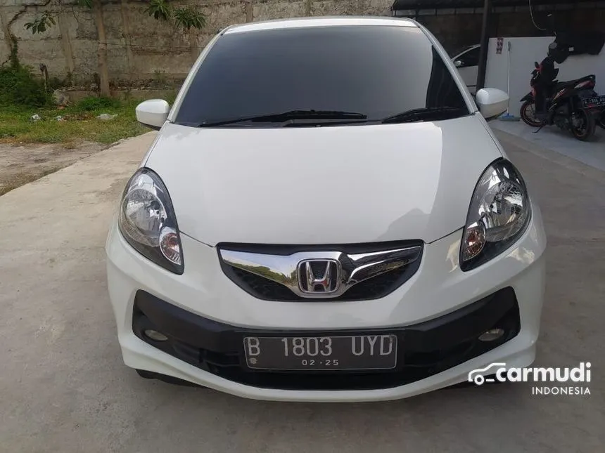 Jual Mobil Honda Brio 2014 E 1.2 di Jawa Barat Automatic Hatchback Putih Rp 105.000.000