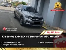 2022 KIA Seltos 1.4 EX+ SUV Sunroof AT Abu Metalik NIK 2022 [ GARANSI 5TH ]