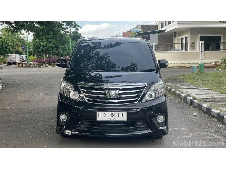 Jual Mobil Toyota Alphard 2014 S 2.4 di Banten Automatic MPV Hitam Rp 295.000.000