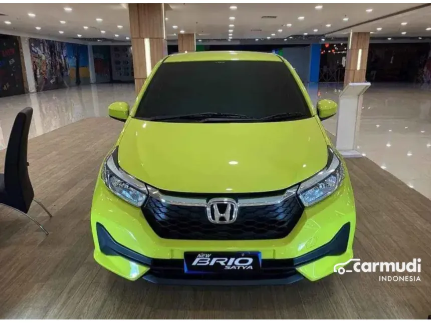 Jual Mobil Honda Brio 2024 E Satya 1.2 di Banten Manual Hatchback Kuning Rp 162.800.000