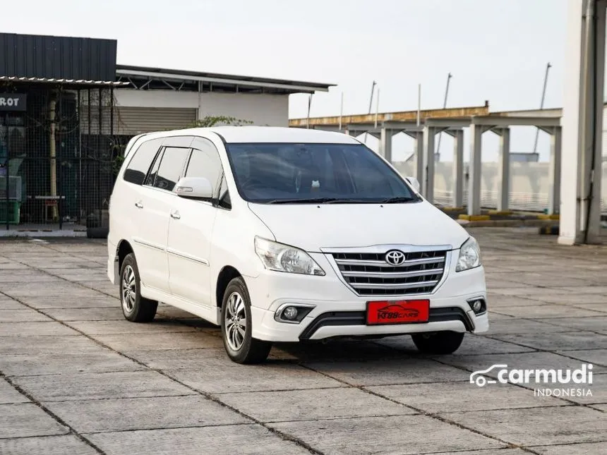 Jual Mobil Toyota Kijang Innova 2015 V Luxury 2.0 di DKI Jakarta Automatic MPV Putih Rp 195.000.000