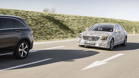 Mercedes-Benz Teases More Features of the S-Class Facelift
