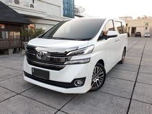 Toyota Vellfire 2.5 G ATPM 2016 Antik Pakaian Pribadi Dijamin Murah
