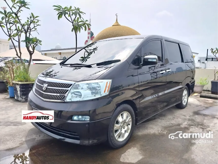 Jual Mobil Toyota Alphard 2005 V 3.0 di Banten Automatic MPV Hitam Rp 99.000.000