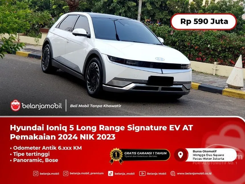 Jual Mobil Hyundai IONIQ 5 2023 Signature Long Range di DKI Jakarta Automatic SUV Putih Rp 590.000.000