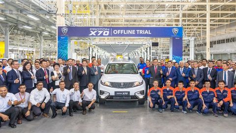 Proton Begins X70 CKD Trial Runs At Tanjung Malim