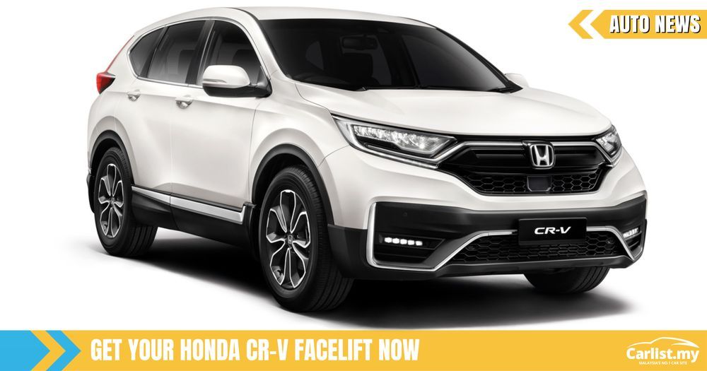 Honda Cr V Facelift Unveiled 1 5l Tc P 4wd Variant Added To The Line Up Auto News Carlist My