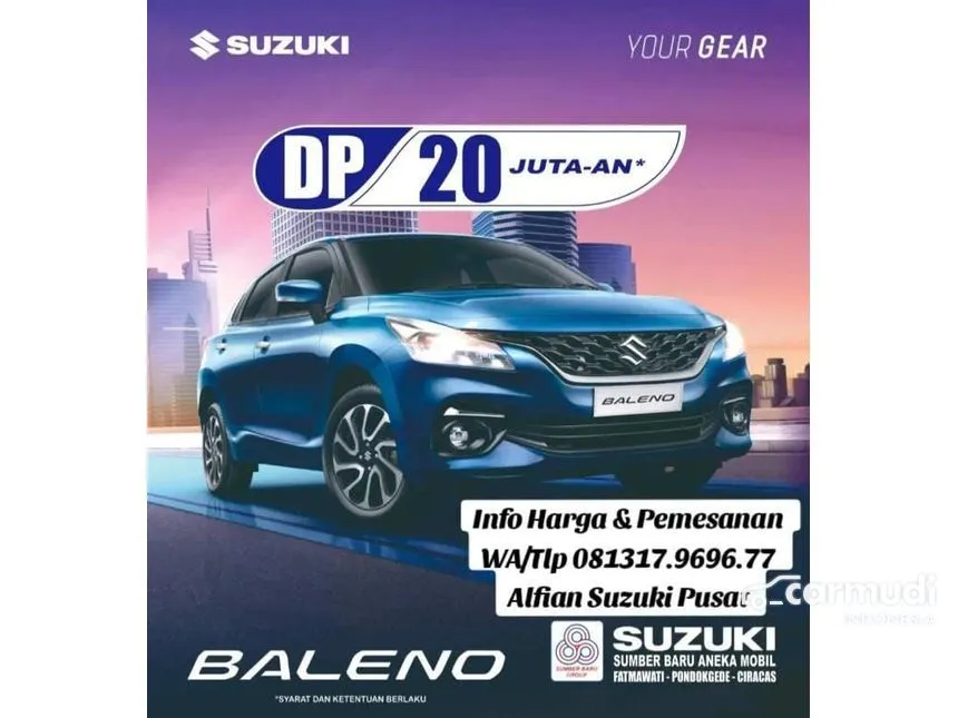 Jual Mobil Suzuki Baleno 2024 1.5 di DKI Jakarta Automatic Hatchback Biru Rp 227.035.000