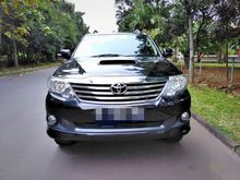 2013 Toyota Fortuner 2.5 G VNT AT hitam tgn1 service record DP murah siap pakai