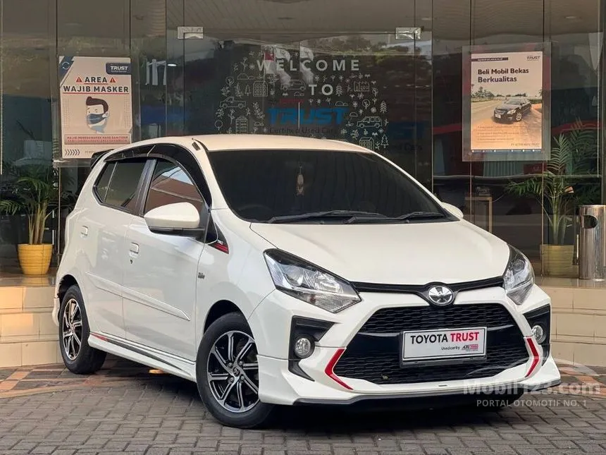 Jual Mobil Toyota Agya 2021 TRD 1.2 di DKI Jakarta Automatic Hatchback Putih Rp 137.000.000
