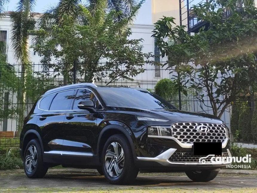 Jual Mobil Hyundai Santa Fe 2022 Signature 2.5 di DKI Jakarta Automatic SUV Hitam Rp 425.000.000