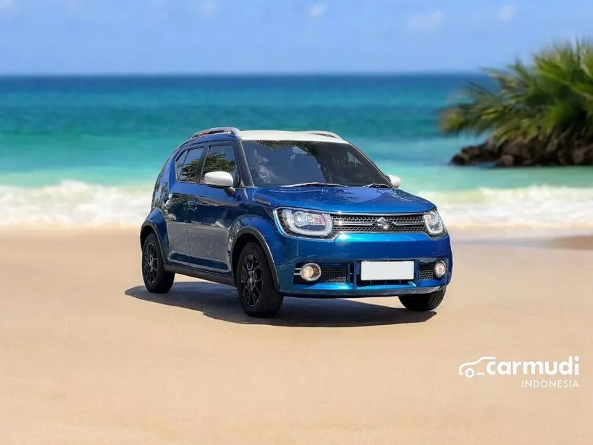 Jual Mobil Suzuki Ignis 2017 GX 1.2 di Jawa Timur Automatic Hatchback Biru Rp 137.500.000