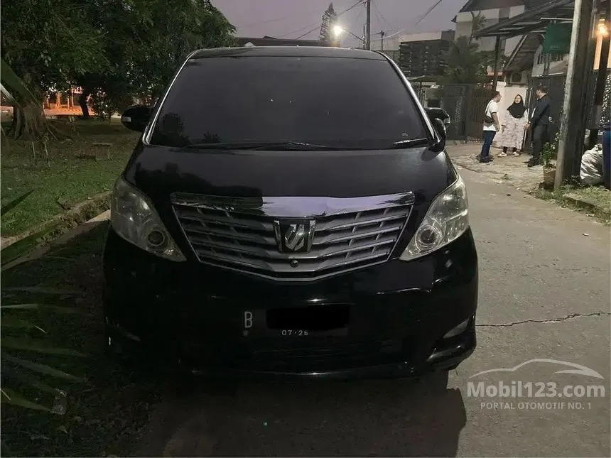 Jual Mobil Toyota Alphard 2009 G 2.4 di DKI Jakarta Automatic MPV Hitam Rp 188.000.000