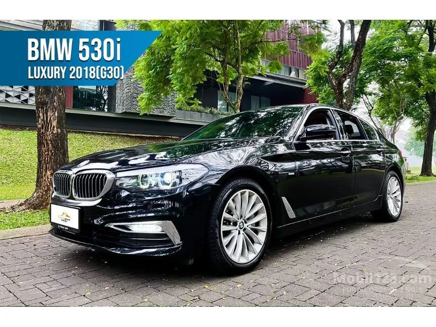 Jual Mobil BMW 530i 2018 Luxury 2.0 di Banten Automatic Sedan Hitam Rp 505.000.000
