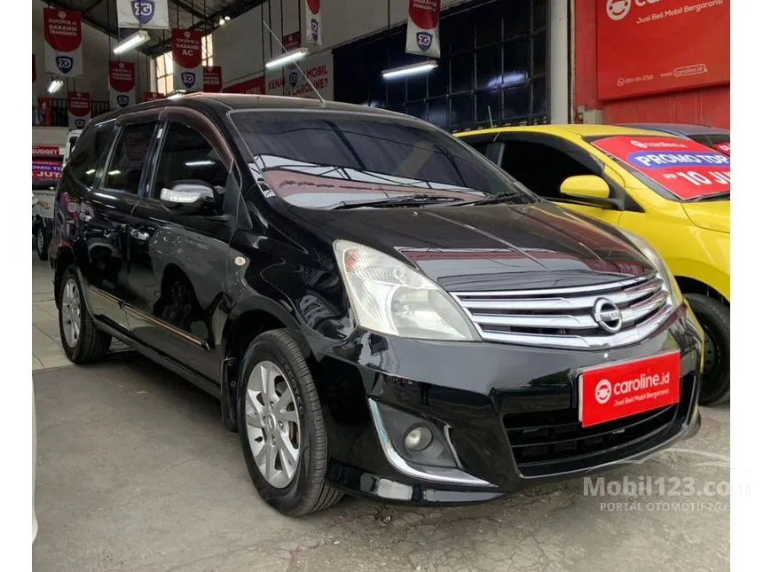 Jual Mobil Nissan Grand Livina 2013 Ultimate 1.5 di Banten Automatic MPV Hitam Rp 93.000.000