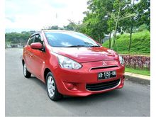 2015 Mitsubishi Mirage 1.2 GLX Merah Plat AB Tangan Pertama STNK Maret 2019