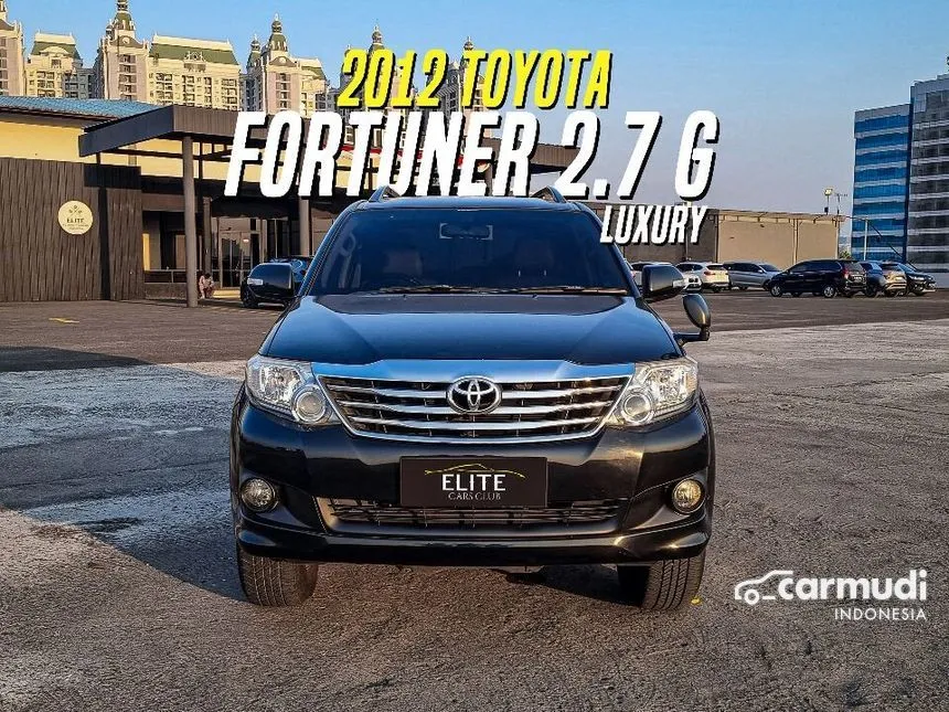 2012 Toyota Fortuner G Luxury SUV