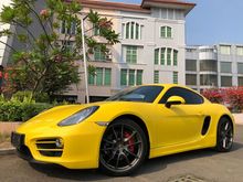 2014 Porsche Cayman 2.7 981 Coupe Nik2014 Yellow On Black Km6000 Full Option TDP.475JT