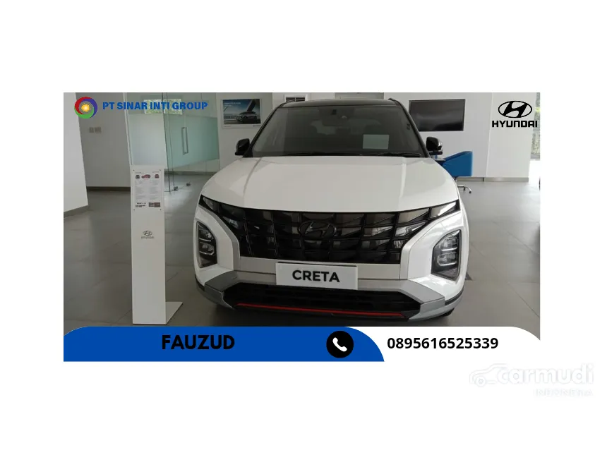 Jual Mobil Hyundai Creta 2024 Prime 1.5 di Banten Automatic Wagon Putih Rp 375.000.000