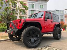 2012 Jeep Wrangler 3.6 Call of Duty MW3 SUV Sahara Reg.2013 Red Lobster On Black Km40rb Full Modifikasi 2Doors TDP.225JT