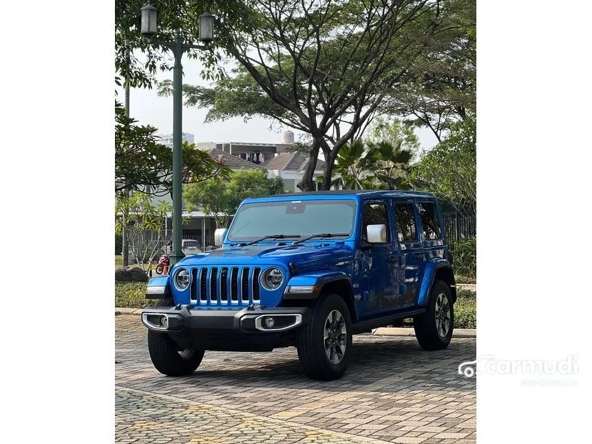 Jual Mobil Jeep Wrangler 2021 Sahara Unlimited 2.0 di Banten Automatic SUV Biru Rp 1.750.000.000