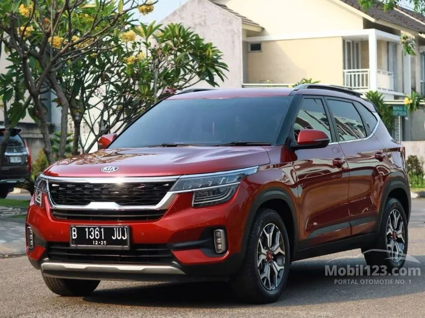 Jual Mobil KIA Seltos 2021 E 1.4 di Banten Automatic Wagon Coklat Rp 250.000.000