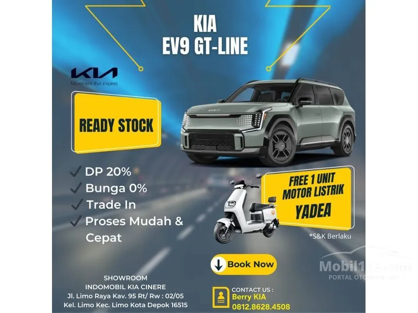 Jual Mobil KIA EV9 2024 GT Line Long Range di DKI Jakarta Automatic Wagon Abu
