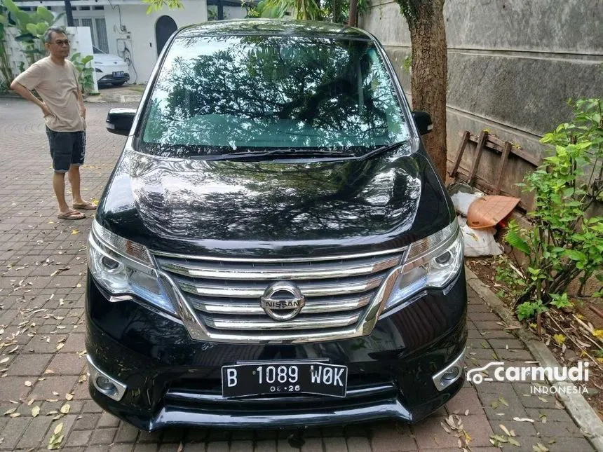 Jual Mobil Nissan Serena 2016 Highway Star 2.0 di DKI Jakarta Automatic MPV Hitam Rp 195.000.000