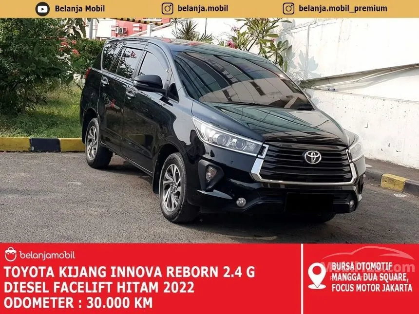 Jual Mobil Toyota Kijang Innova 2022 G 2.4 di DKI Jakarta Automatic MPV Hitam Rp 344.000.000