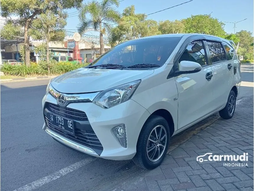 Jual Mobil Toyota Calya 2019 G 1.2 di Jawa Timur Manual MPV Putih Rp 125.000.000