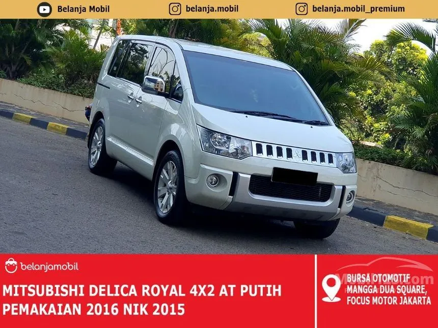 Jual Mobil Mitsubishi Delica 2015 Royal 2.0 di DKI Jakarta Automatic MPV Putih Rp 199.000.000