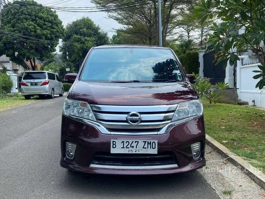 Jual Mobil Nissan Serena 2013 Highway Star 2.0 di Banten Automatic MPV Marun Rp 136.000.000