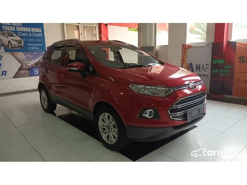 Jual Mobil Ford EcoSport 2015 Titanium 1.5 di Jawa Timur Automatic SUV Merah Rp 117.000.000