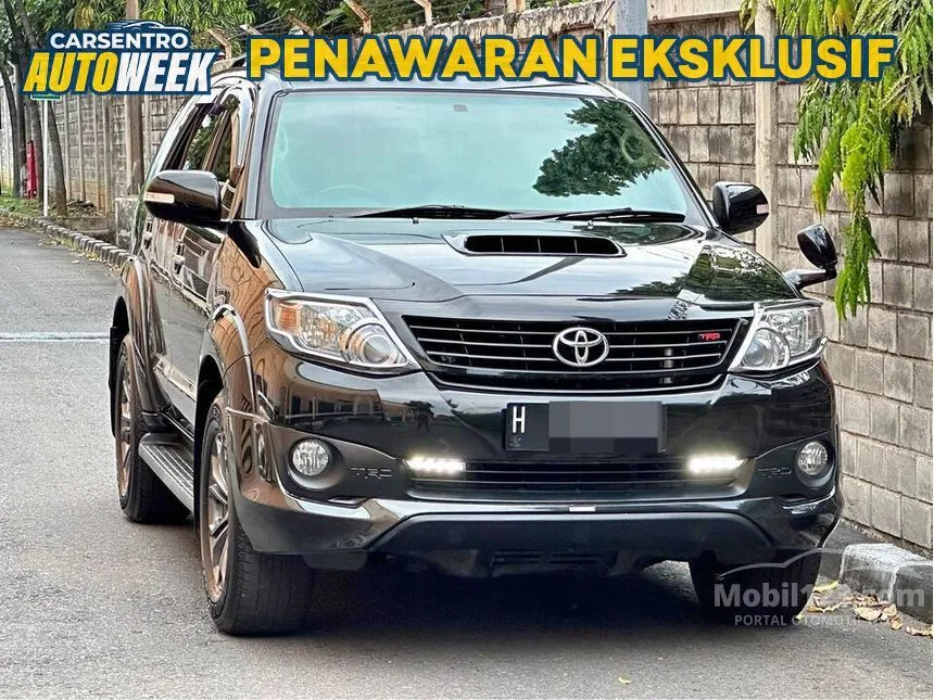 Jual Mobil Toyota Fortuner 2014 G TRD 2.5 di Jawa Tengah Automatic SUV Hitam Rp 309.000.000