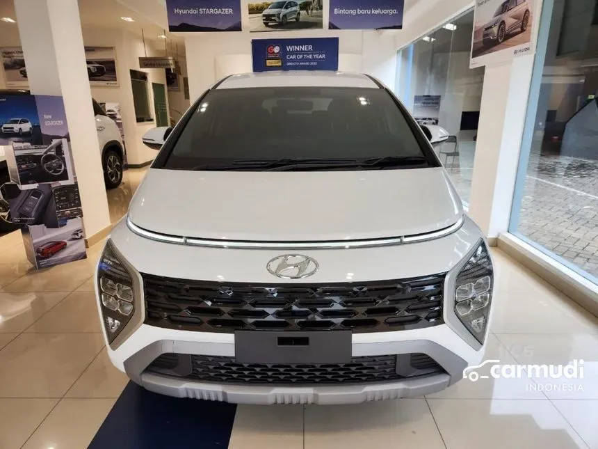 Jual Mobil Hyundai Stargazer 2024 Essential 1.5 di Banten Automatic Wagon Putih Rp 255.800.000