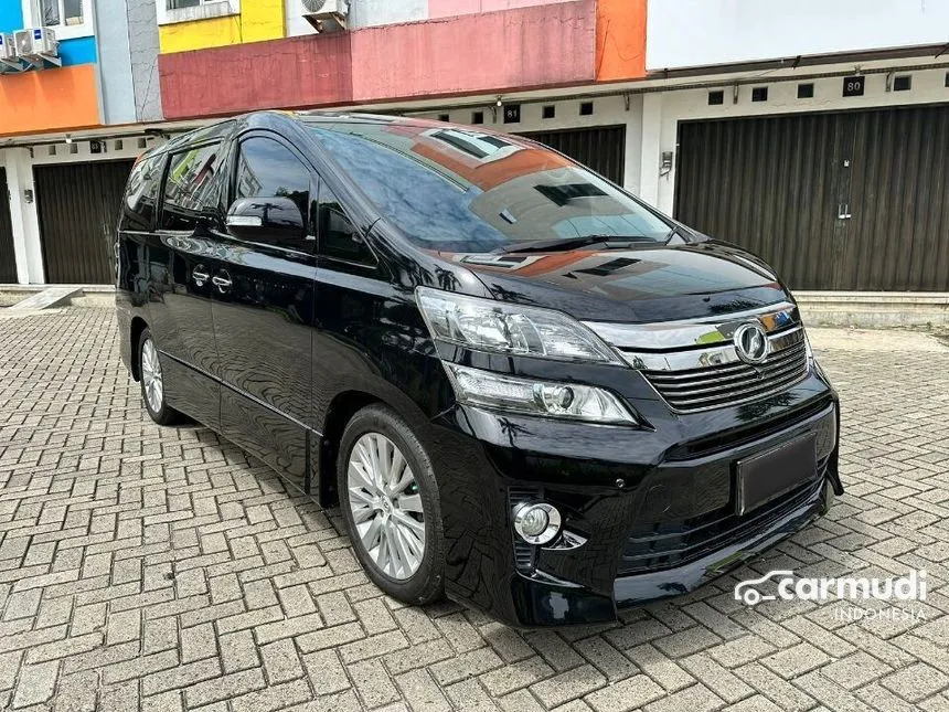 Jual Mobil Toyota Vellfire 2013 ZG 2.4 di DKI Jakarta Automatic Van Wagon Hitam Rp 35.000.000