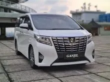 2017 Toyota Alphard 2.5 G Van Wagon KM 29RB TDP 150JUTA