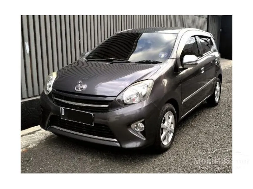 Jual Mobil Toyota Agya 2015 G 1.0 di Jawa Barat Automatic Hatchback Abu