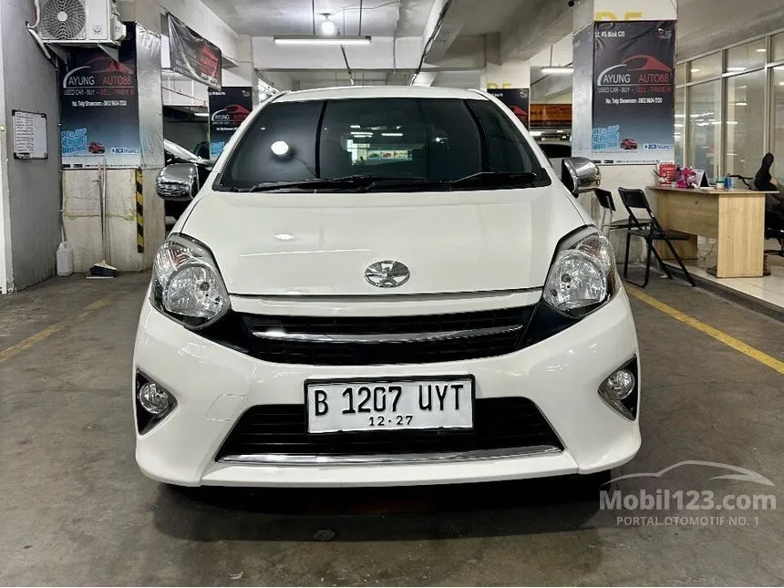 Jual Mobil Toyota Agya 2015 E 1.0 di DKI Jakarta Automatic Hatchback Putih Rp 89.000.000