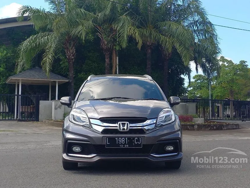 Jual Mobil Honda Mobilio 2015 RS 1.5 di Jawa Timur Automatic MPV Abu