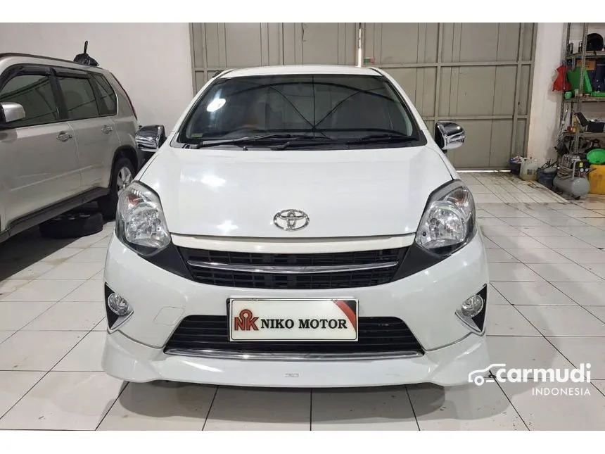Jual Mobil Toyota Agya 2015 G 1.0 di Jawa Barat Manual Hatchback Putih Rp 97.500.000