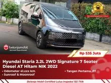 2022 Hyundai Staria 2.2 Signature 7 MPV Diesel AT Hitam 2022/2023 [ GARANSI 5TH ]